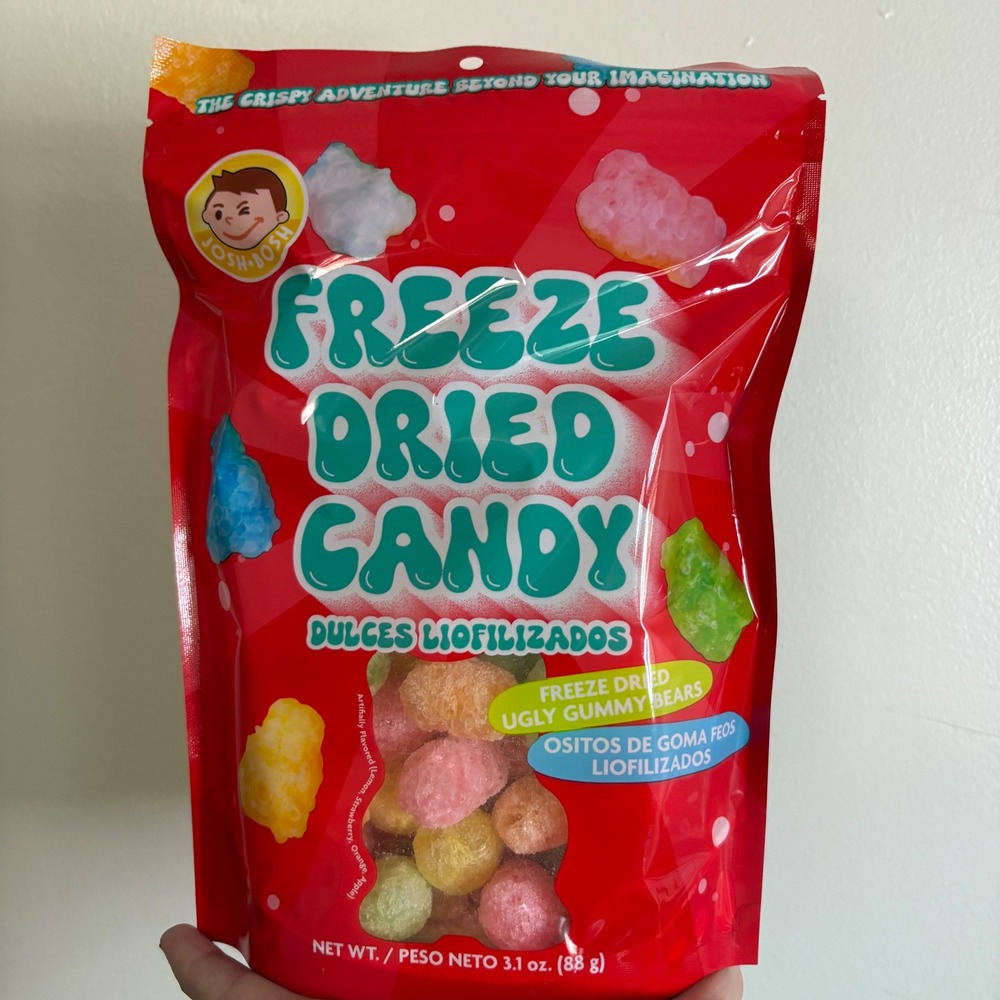 Josh Foods Freeze Dried Candy Ugly Gummy Bears 3.1 oz Resealable Bag